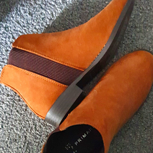 Primark brown suede chelsea - brown,