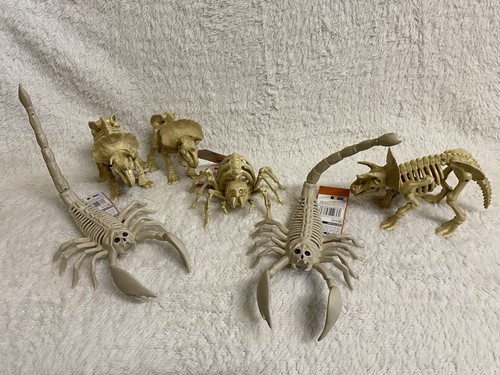 Skeleton animal figures - 6,