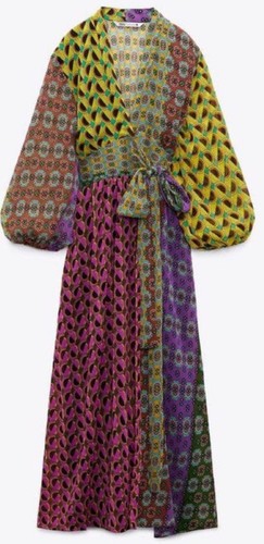 Bnwt zara patchwork - zara,