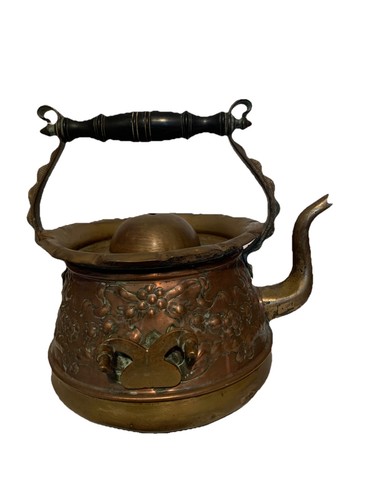 Vintage copper brass - copper/brass, kettle