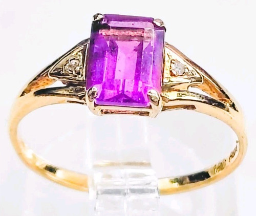 14k yellow gold 1ct - 14k, emerald