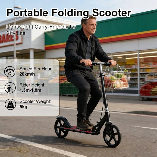 Folding adult scooter big - ,