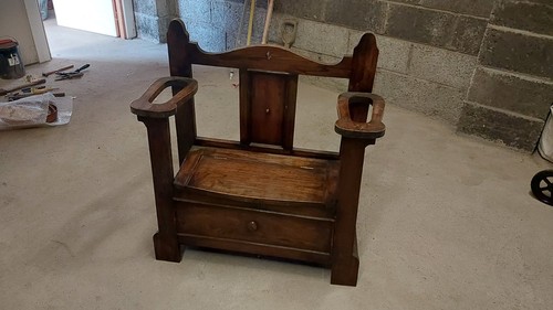 Antique monks bench - 'monks',