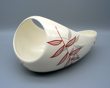 BESWICK 9” BASKET BOWL #1354 ORGANIC ASYMMETRIC MID-CENTURY 1950’S ALBERT HALLAM