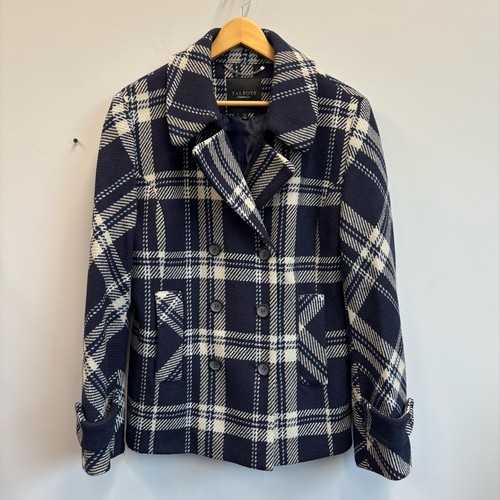 Talbots peacoat plaid blue - peacoat,