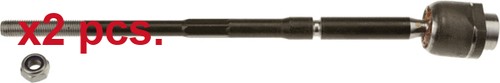 Pcs front tie rod - x2, set
