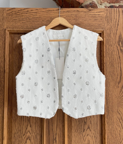 Zara sequin waistcoat size - waistcoat, s