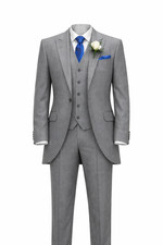 Grey Wedding Suit 2 Piece