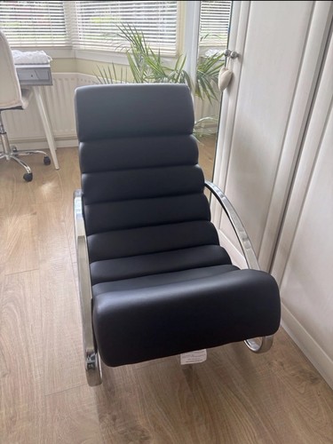 Dwell rocking chair black - black, with