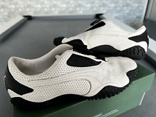 Puma Mostro Trainers Size 8 UK White / Black Vintage Retro