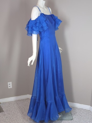 Vintage 60s 70s prom dress - 60s,