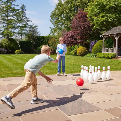 Giant bowling pin set - bowling,