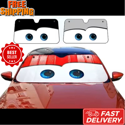 Cartoon eye visor car - eye,