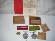 WW2 British medal pair &