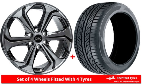 Alloy wheels tyres drc - 18",