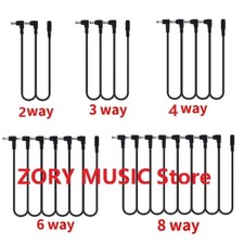 Daisy Chain Cable 1 To 2 3 5 6 8 10 Ways Chain Guitar Effect Pedal Power Supply