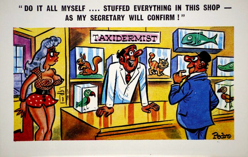 Postcard seaside comic - postcard,