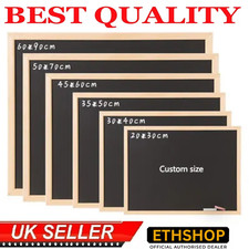 Blackboard wooden chalk - wooden,