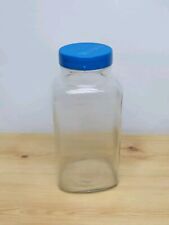 Vintage 1980s Cadburys Roses Large Glass Jar With Original Lid - Made In England