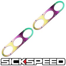 2 PC NEO CHROME ALUMINUM REAR