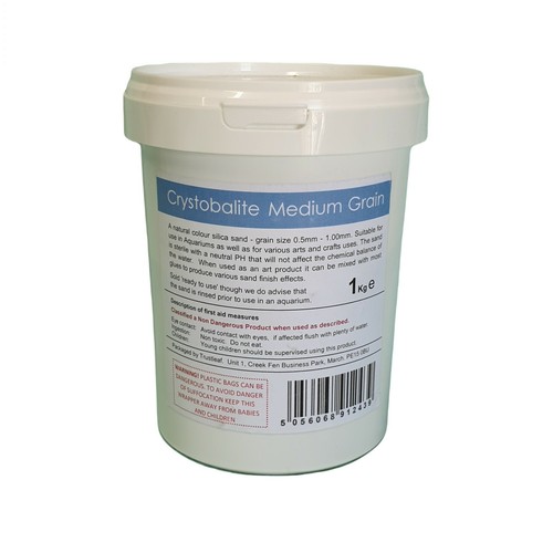 1kg tub natural silica sand - of,