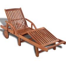 Wooden Sun lounger Adjustable