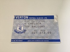 Everton V Chelsea 1994/95 Rare