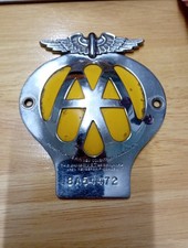 Vintage AA Car Badge 1957-1959