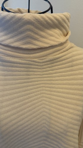 Cream polo jumper - polo, soft