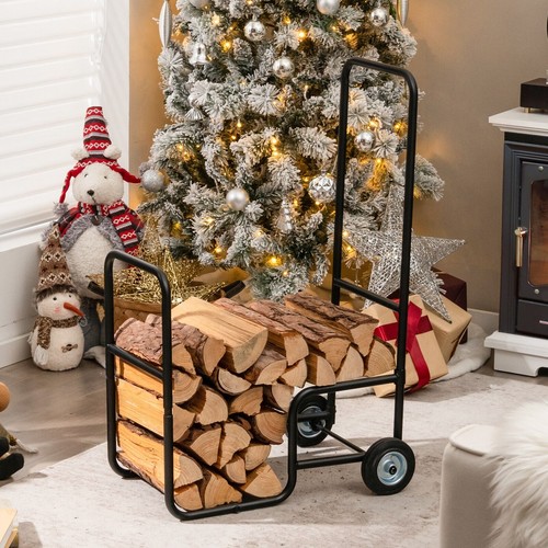 Firewood cart rolling - firewood,