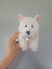 Carte Blanche Puppy Pals Fizz White Highland West Terrier Westie Teddy Dog Plush