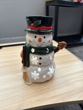 Yankee Candle Snowman Tealight Holder ‘Dad’