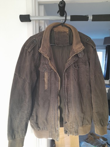 Men olive field jacket - olive,