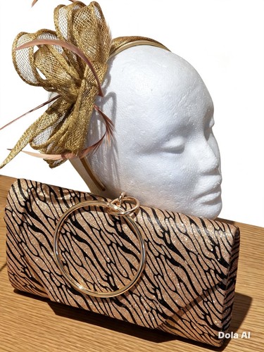 Fascinator headpiece wedding - headpiece,