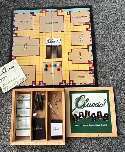 Cluedo collecitble wooden - wooden, box