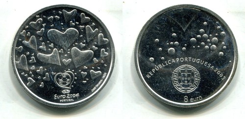 Euro portugal 2003 silver - 8,