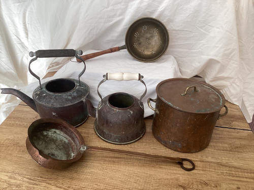 Huge antique copper - huge, collection