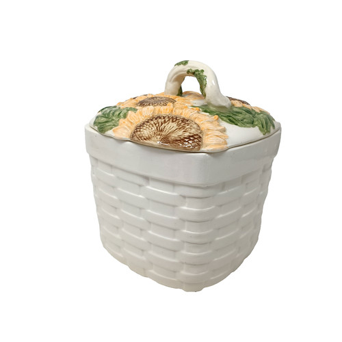 Vintage ceramic cookie jar - vintage,