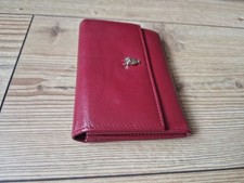 Burgundy Red Genuine Leather
