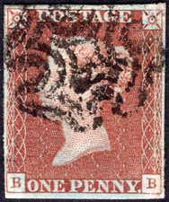 GB-Sg 8 Spec BS19 1d Red Plate