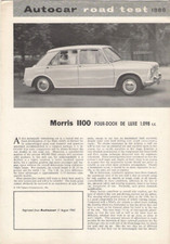 Morris 1100 De Luxe 4dr Mk1