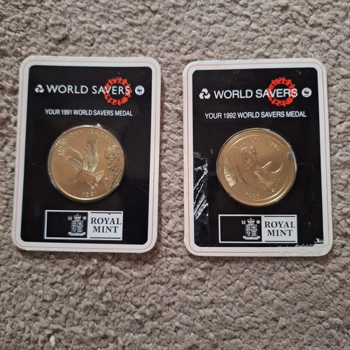 World savers medals mint - 3x,