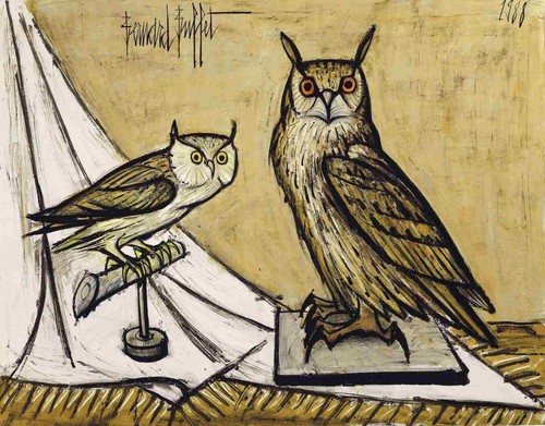 Bernard buffet great horned - bernard,