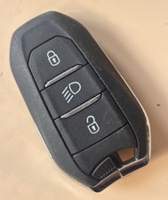 GENUINE PEUGEOT 3 BUTTON REMOTE SMART CAR KEY FOB - FREE DELIVERY