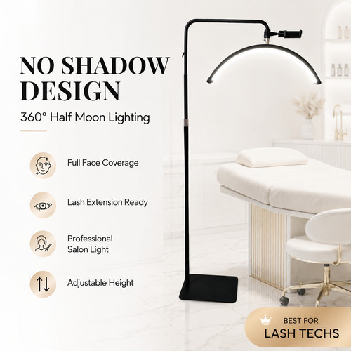 Half moon lash light - light, led