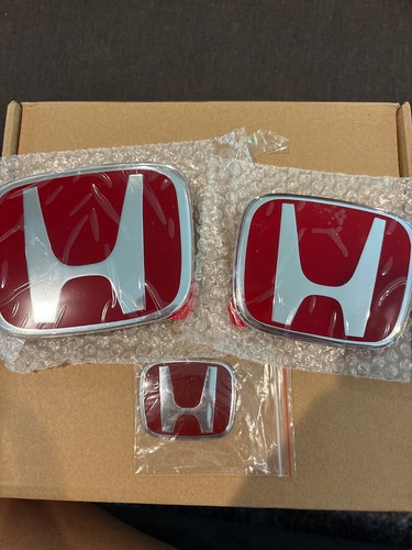 Red honda type front rear - type, r