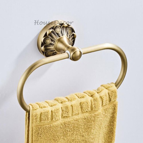 Antique brass flower - brass,