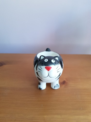 Vintage cat ceramic egg - vintage, cup
