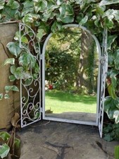 White shutter mirror home - white,
