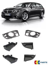 BMW GENUINE 5 SERIES F10 F11 LCI M SPORT FRONT BUMPER GRILL WITH PLATES PAIR SET